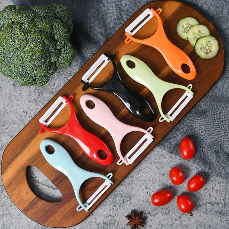 Multifunctional Household Ceramic Vegetable Peeler Fruit Slicer Peel Remover  Peeling Tool Potato Scraper Excellent Peel Remover