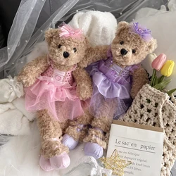 sweet Teddy Bear Stuffed Animal with Ballet dress Plush Toys plush Soft doll toys for kids girl Birthday Christmas gifts