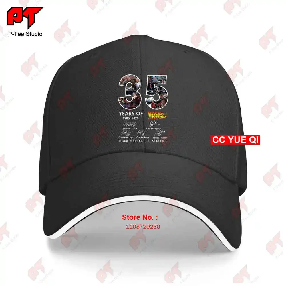 35 Years Anniversary Of Back To The Future Baseball Caps Truck Cap SROT