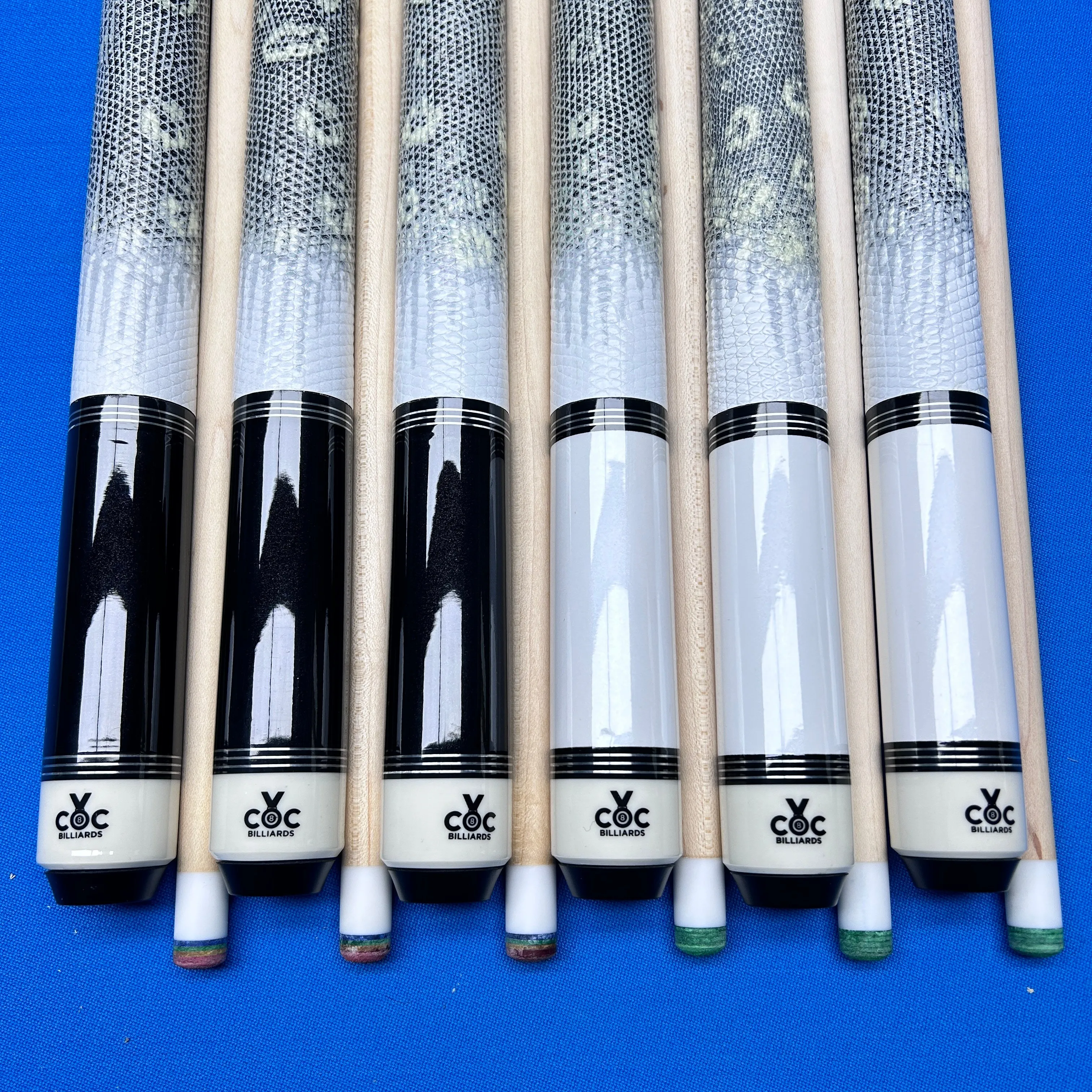 

STLF Direct Factory Premium COC Maple Member Cue Leather Grip Ferrule Big Head Tip 12.5MM Layer