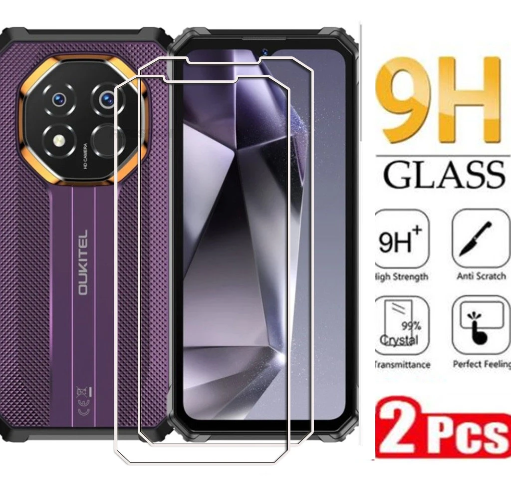 

2PCS 9H HD Tempered Glass For Oukitel G7 6.52" 2026 Oukitel G7 G 7 Oukitel G6 G 6 Screen Protective Protector Film