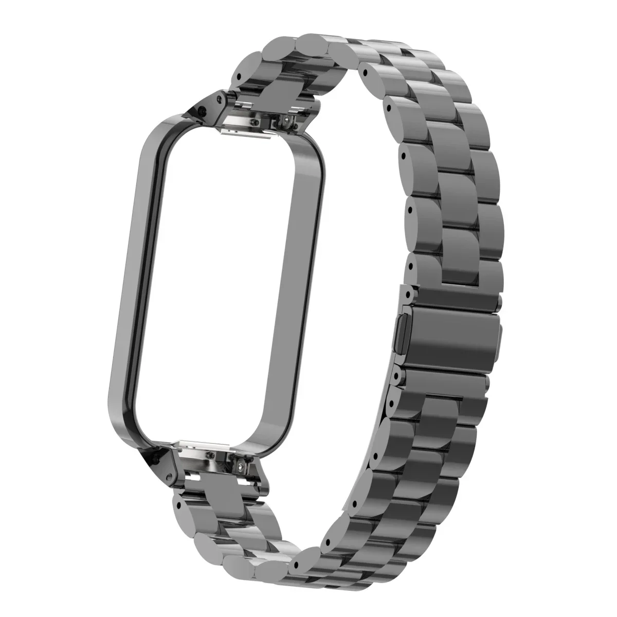 Para Xiaomi Mi Band 8 funda protectora de correa activa funda protectora de correa de reloj de acero inoxidable para pulsera de Metal activa mi Band