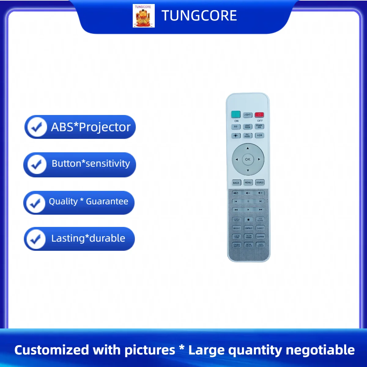 Reemplazo nuevo Control remoto para proyector BenQ TH683 W1110 W3000 HT2150ST W1080ST + W2000 + W1070 +
