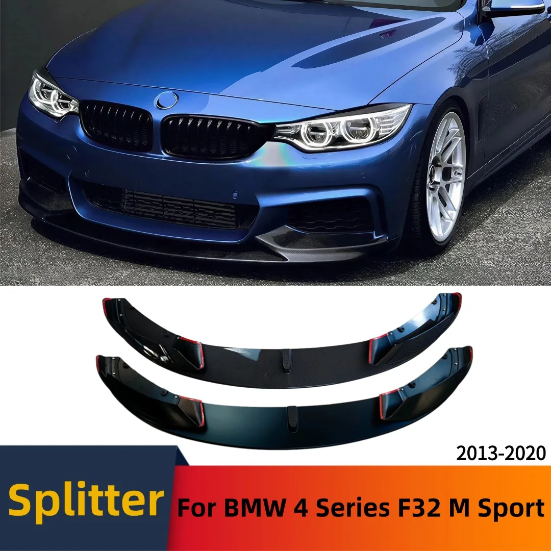 

Передний дефлектор, сплиттер, бампер, губа для BMW 4 серии F32 F33 F36 M Sport 2013-2020, аксессуары для тюнинга, спойлер, Air Dam, Стайлинг