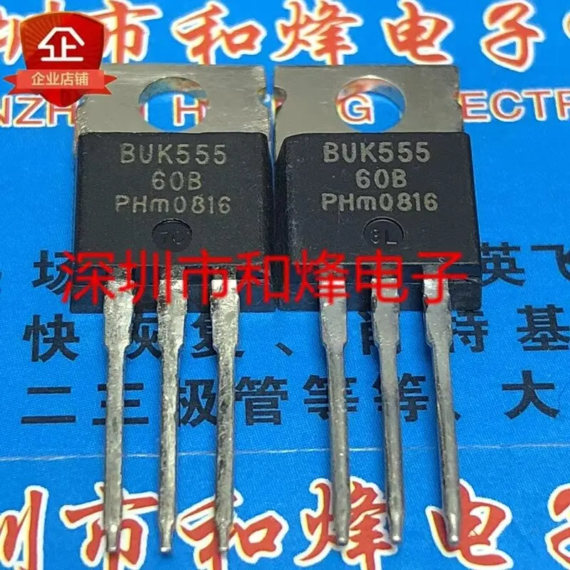 5PCS  BUK555-60B   TO-220  60V  35A    In stock, can be purchased directly from Shenzhen Huayi Electronics