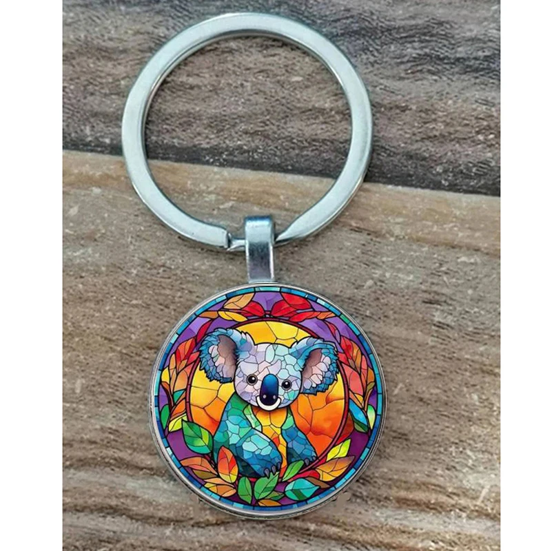 Koala alloy keychain, packaging pendant, holiday gift