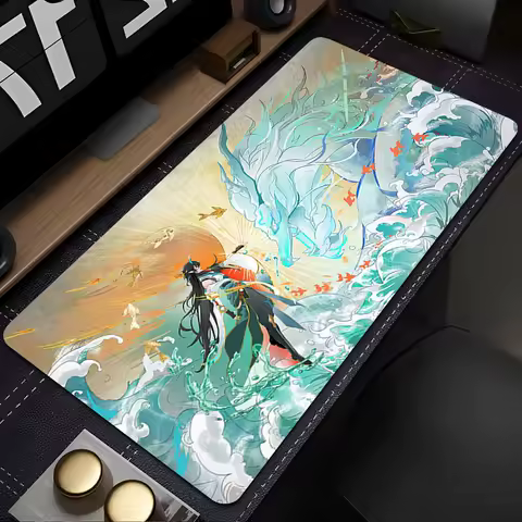 Honkai Star Rail Dan Heng Mousepad Gaming Accessories xxl Large Mouse Pad Keyboard Extended Office Desk Mat Anime Rubber Carpet