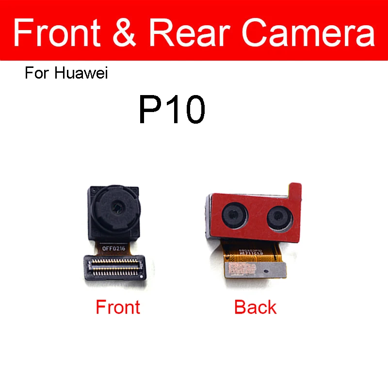 Front&Rear Back Camera For Huawei P10 P20 Lite P10 Plus P20 Pro Front Facing Small Main Big Camera Flex Cable Replacement Parts