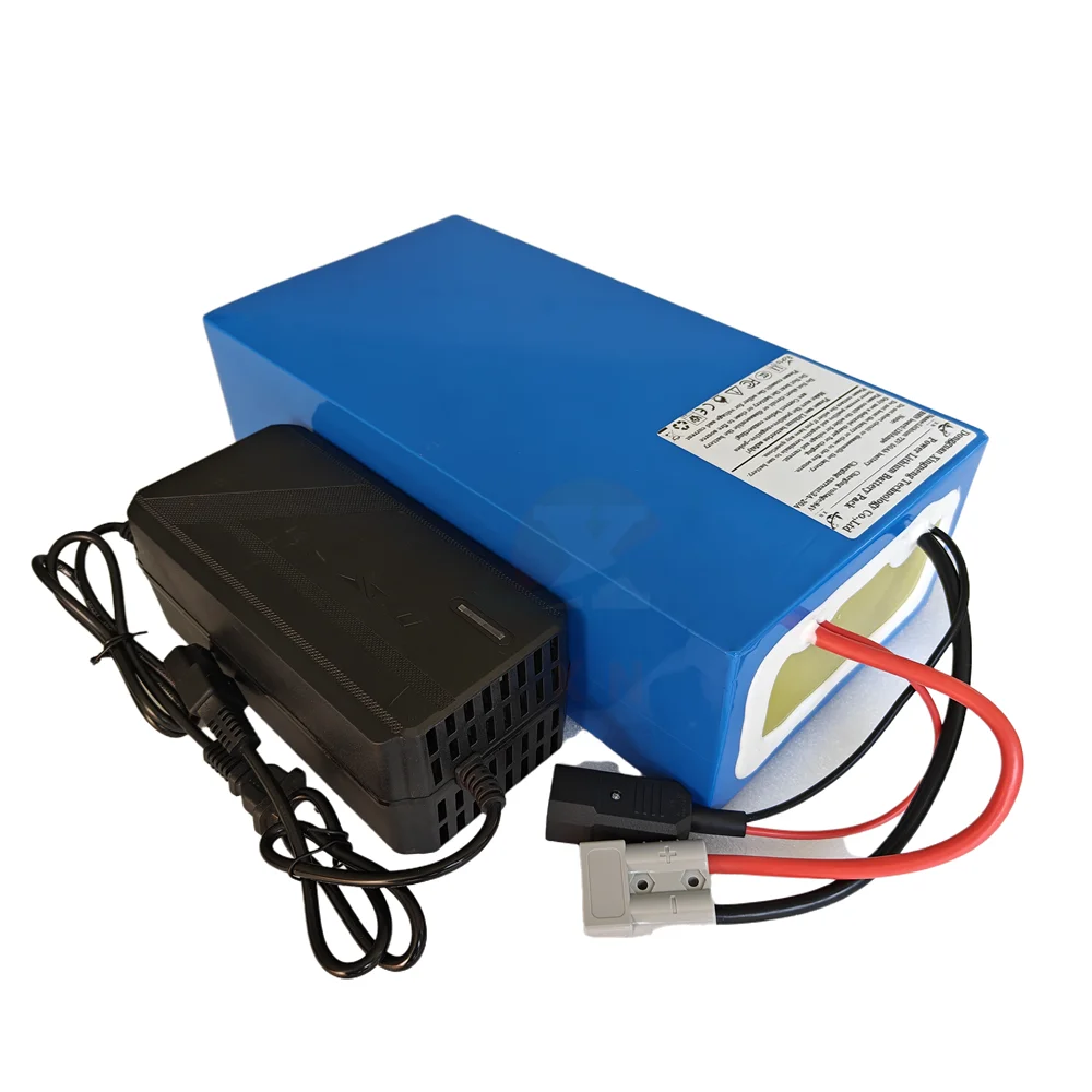 84v 80Ah 100Ah lithium ion battery lipo bluetooth BMS APP for 5000w inverter motorhome Floor cleaner golf cart + 10A charger