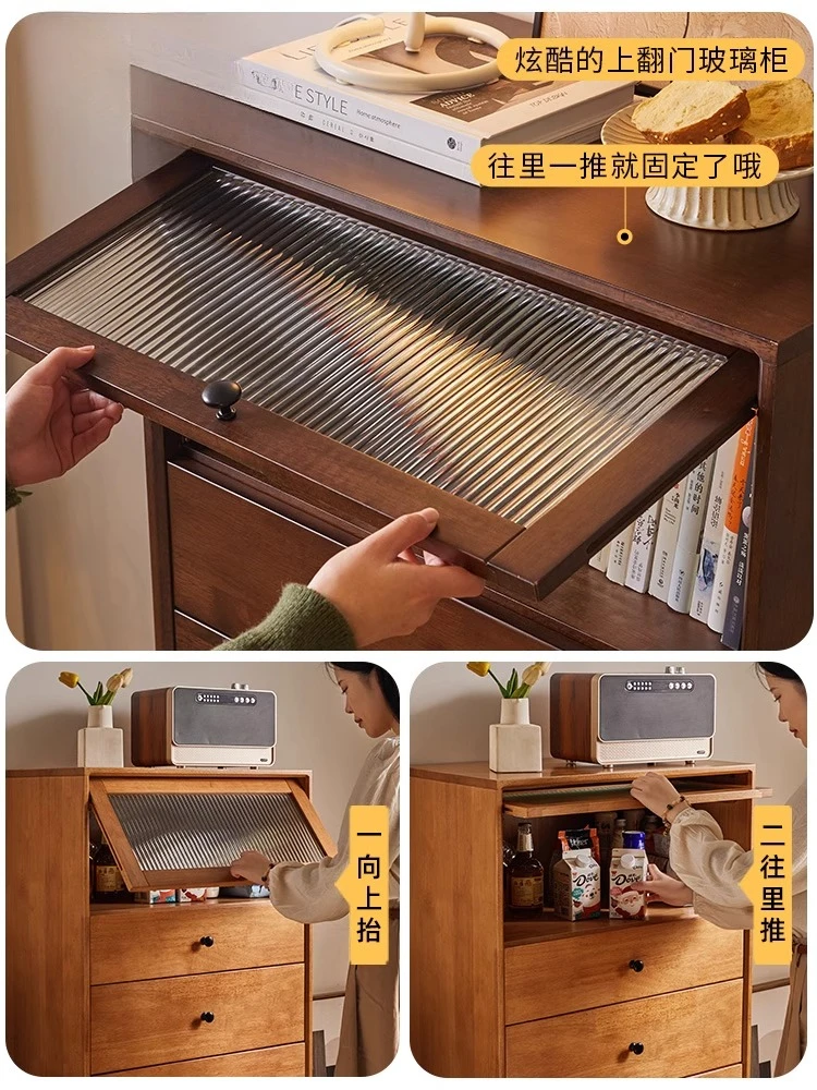 خزانة ذات أدراج من الخشب الصلب الاسكندنافي، خزانة غرفة النوم المنزلية، خزانة عرض جانبية لغرفة المعيشة، خزانة تخزين بأدراج