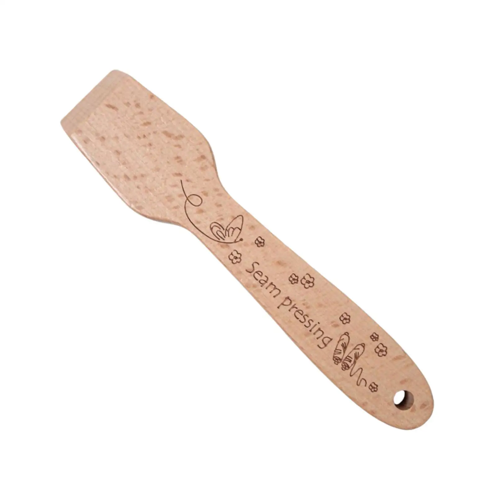 Angled Beech Wood Tailors Clapper Large Steam for Sewing Tailoring Quilting