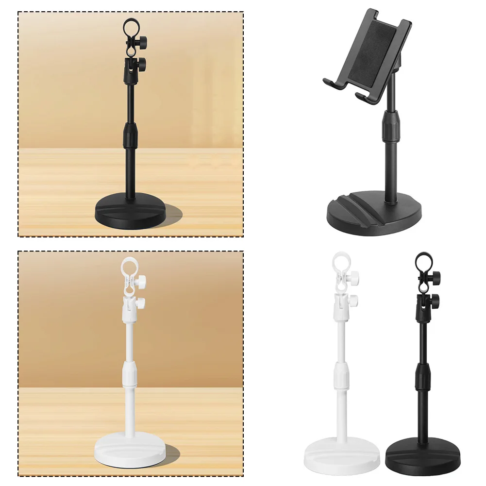 1pc Desktop Tripod For Mic Smartphone Adjustable For Smartphone Mic Lightweight Desktop Tripod Holder Stand Bracket Accessories