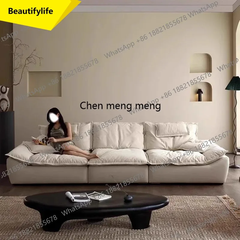 01A Craft White Living Room Sofas Classic Designer Nordic Modern Living Room Sofa Bubble Comfortable Floor Muebles Home Furnitur