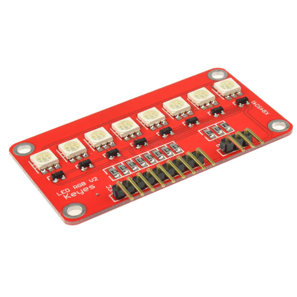 Full Color RGB 5050 LED SCM Printed Circuit Board Control Controller Module PCB Design For Arduino AVR ARM Red