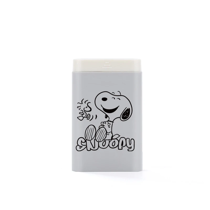 Portable Snoopy Medicine Sealed Box Travel Anime Dispenser Pill Kawaii Storage Case Organizer Tablet Medicine Fish Oil Container