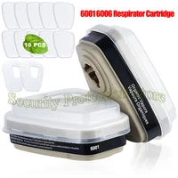 Caja de cartuchos 6001/6002/6006, juego de filtros de algodón 5N11 para máscaras de Gas y polvo de 3m, 6200/7502/6800, respirador de pulverización de pintura química