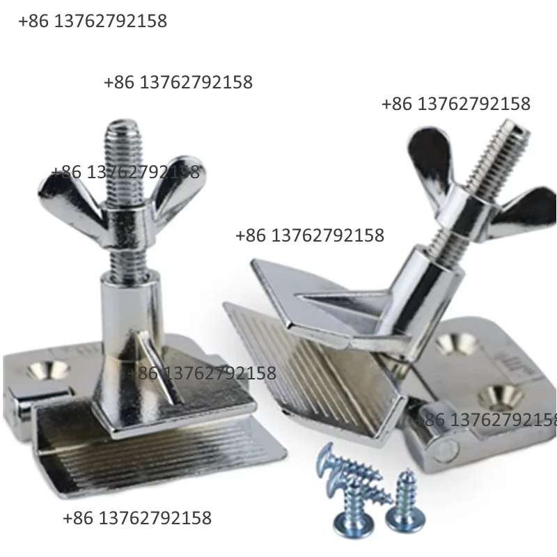 2PCS Metal Frame Butterfly Hinge Clamp Silk Screen Printing Fixing Clip Screen Printing Hardware Replacement Tool Parts