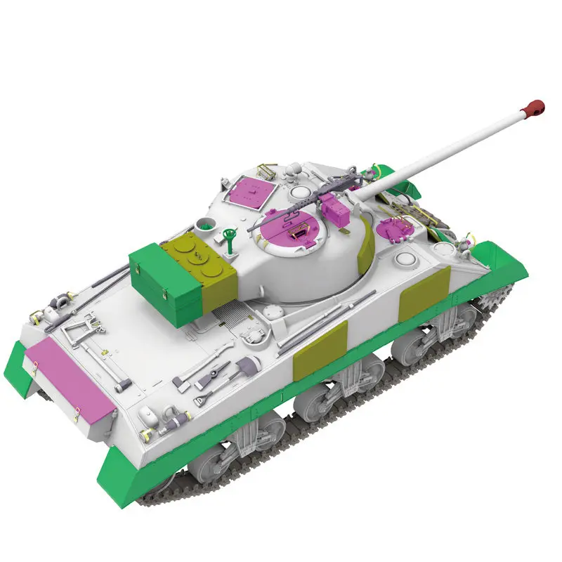 ライフィールド モデル組み立て戦車モデルキット RM-5153 シャーマン VC ファイアフライ、後期生産型 1/35