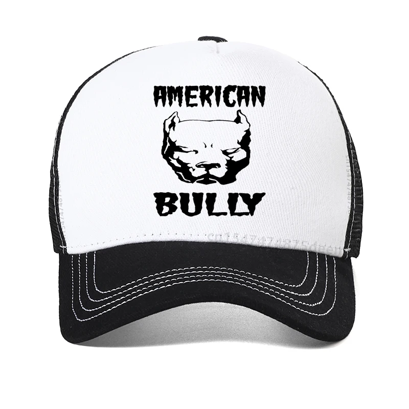 Classic American Bully Baseball Cap Men Women Adjustable Unisex American Dog Dad Hat Outdoor Mesh Breathable Trucker hats