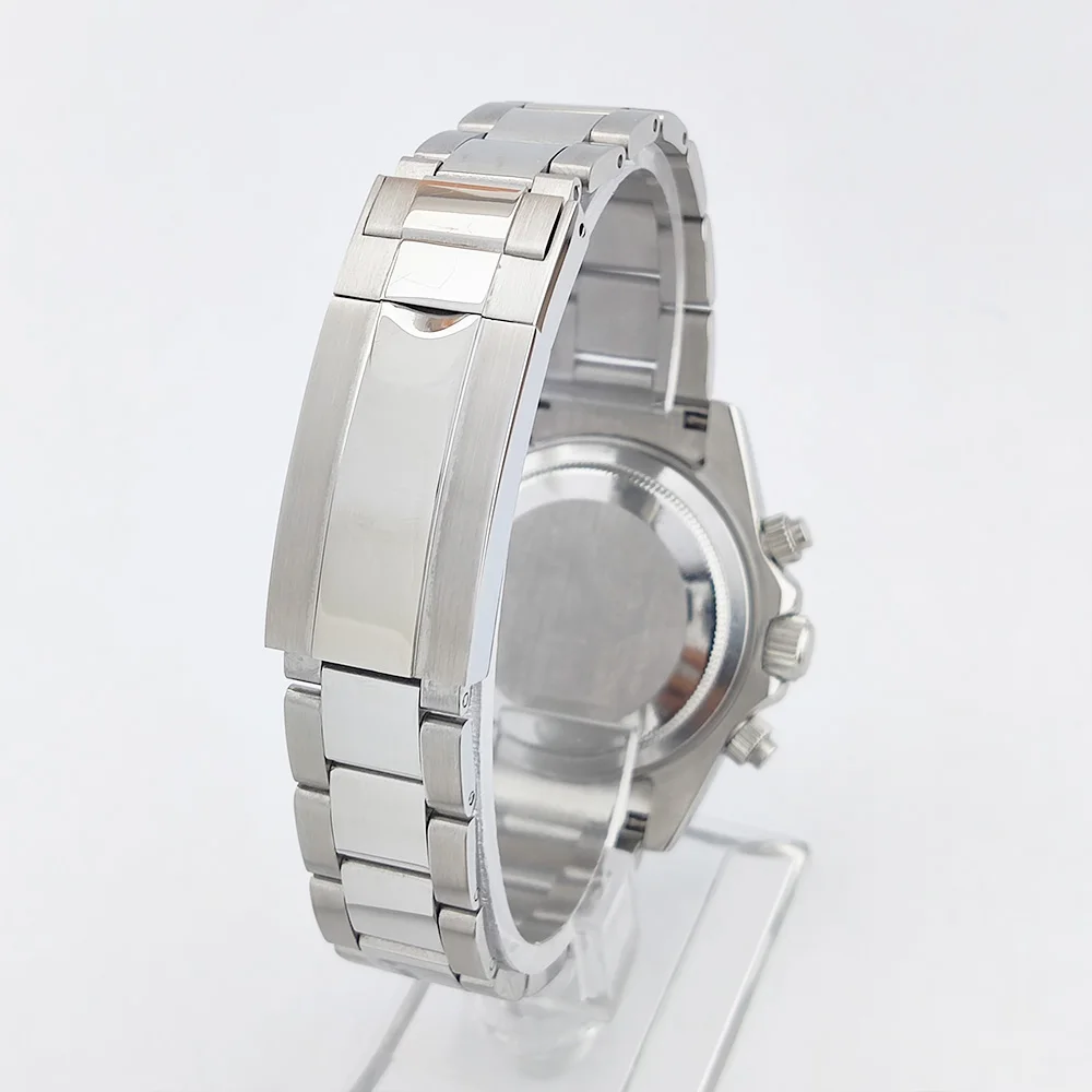 นาฬิกาข้อมือผู้ชายสแตนเลสสตีล กระจกแซฟไฟร์ กันน้ำ รุ่น VK63 ขนาด 39 มม. ระบบควอตซ์ ฟังก์ชั่นโครโนกราฟหลากหลาย