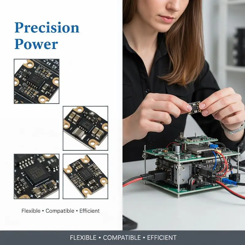 TPS63802 Auto Boost Converter Current Module DC 1.8-5.5V To 2A/1A 3.3/5V Step Up And Down Module Board