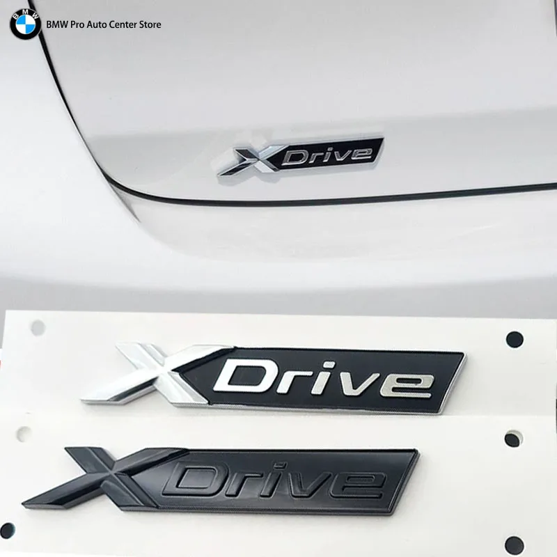 3D ABS X Drive Logo Xdrive Emblem Car Fender Badge Rear Trunk Sticker For BMW E46 E39 E60 E90 E87 E53 F20 F30 X3 X5 Accessories