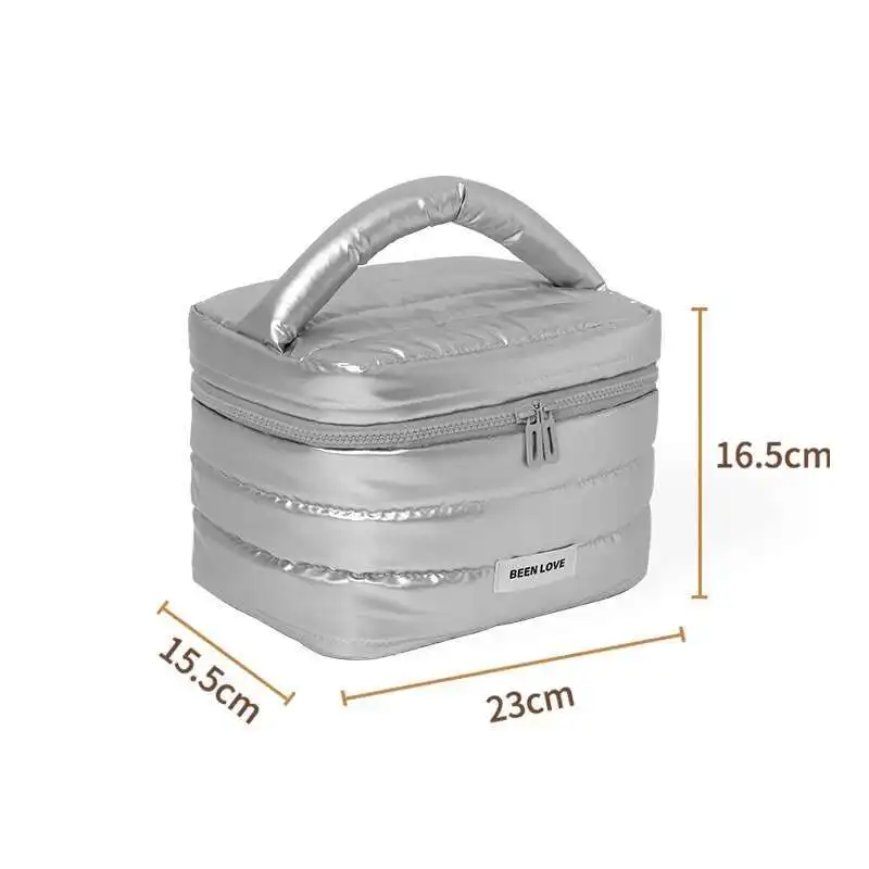 Large Capacity Lipstick Skincare Storage Bag Travel Portable Women Ideal Gift 2025 New Design Cosmetic Bag Handheld Makeup Bags