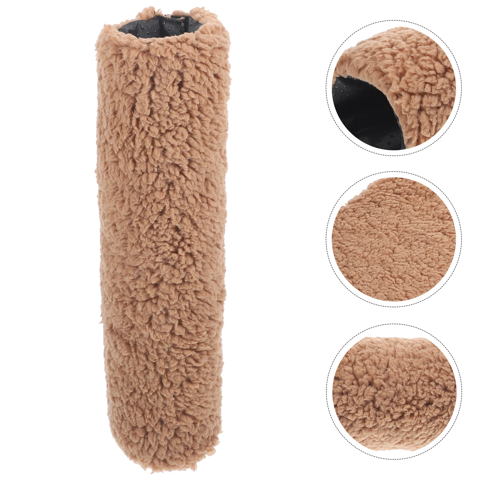 Copri braccioli caldi Copri braccioli per sedia in plastica di lana perlata Sherpa di alta classe Guanti Accessori invernali Rimovibili Lavabili Adatto