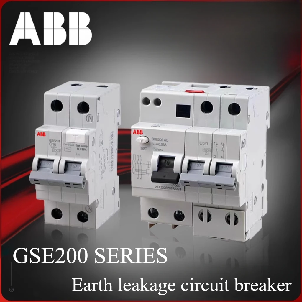 

ABB GSE200L Circuit Breaker with Leakage Protection and Overload Protection for Household Use