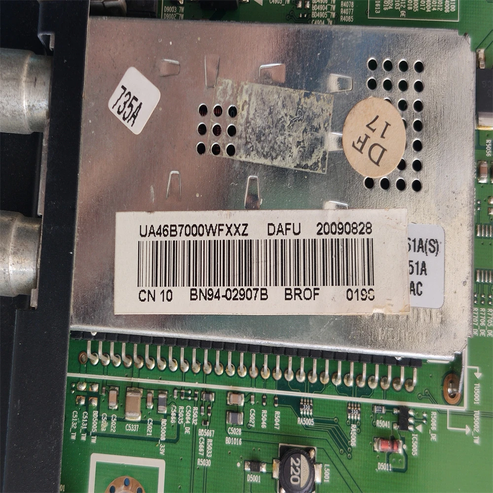 Original TV Motherboard, Placa Principal, UA46B7000WF, BN41-01214B, BN41-01214D, BN94-02907B