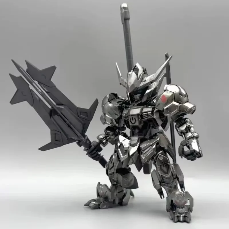 

MGSD Barbatos Iron-Blooded Orphans Plated Silver Color Base Limited Assembly Model Kit Action Figures Ornament Boy Puzzle Toy