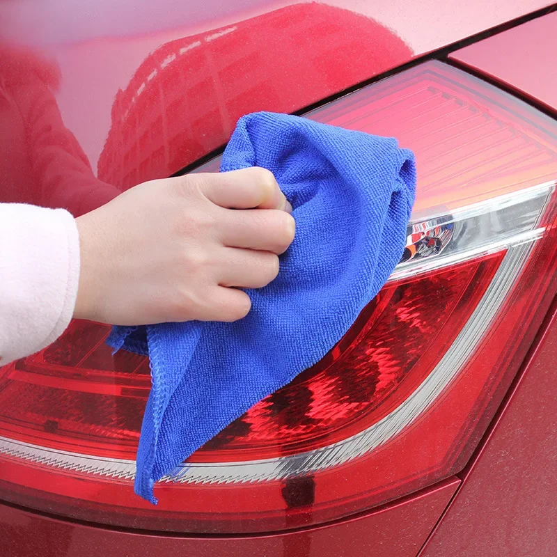 

Blue Quick Dry Car Wash Towel Microfibre Wipes Cleaning Auto Car Detailing Soft Large Floor Cloths Wash Towel Duster