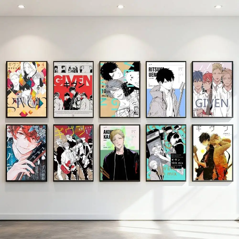 Given Manga Vai Receber Anime Poster Art Print Anime Style Home Decor Ideal Gift Perfect Room Decor