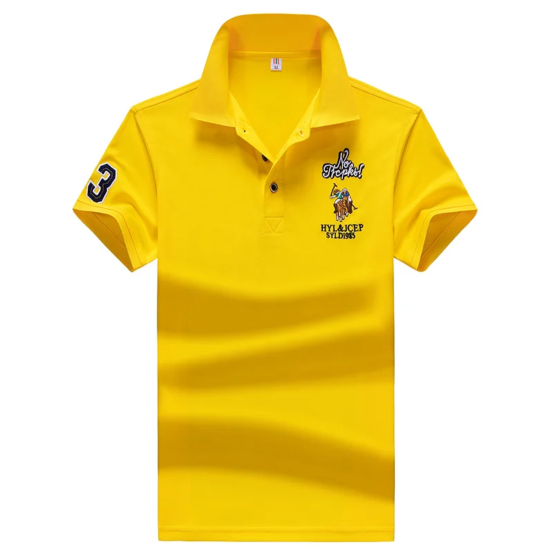 New Embroidered Business Polo Shirt Men\'s Streetwear Luxury Top T-Shirt Summer Casual Lapel Short Sleeve Golf Tennis Polo Shirts