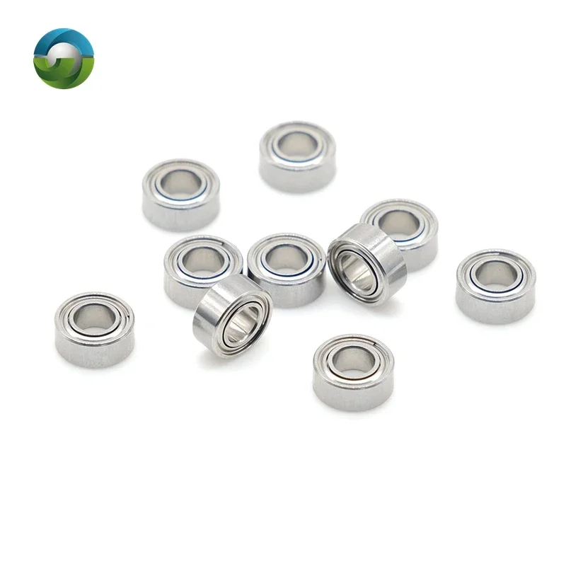 10PCS SMR74ZZ Bearing 4*7*2.5 mm ABEC-7 Stainless Steel Ball Bearings Shielded SMR74Z SMR74 Z ZZ