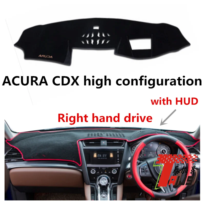 

TAIJS Car Dashboard Cover Dash Mat For ACURA CDX high configuration Right hand drive Auto Non-slip Sun Shade Pad Carpet