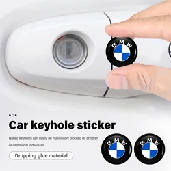 8pcs Car Lock Keyhole decorazione protezione decalcomania antipolvere per BMW E90 E60 E46 E39 F30 F10 E87 X3 X4 X5 X1 G30 G20