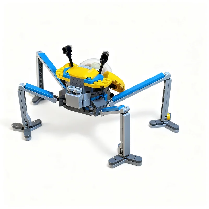 184pcs MOC Scuttlebug Archaeology Mech - Mechtober Model Building Blocks Toy Construction Christmas Gifts Brick Craft Assemble