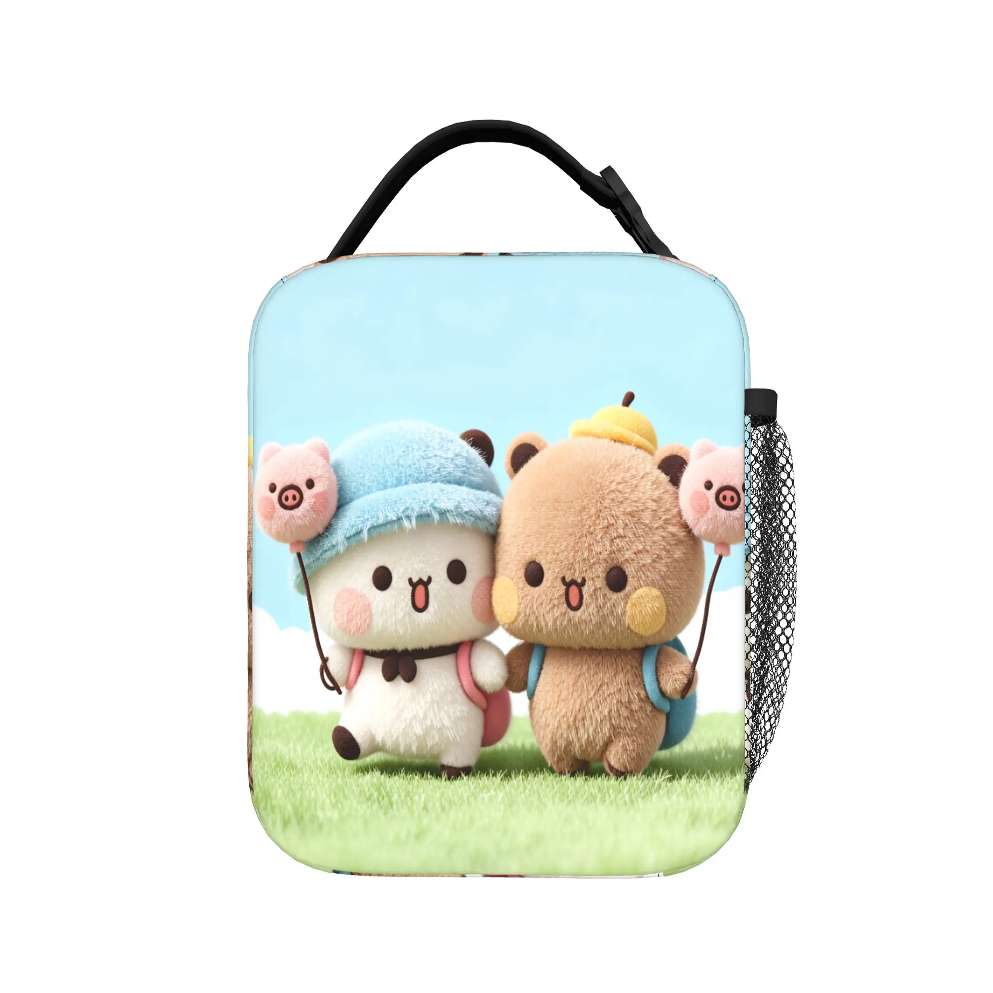 

Cartoon Panda Bubu Dudu Lunch Bag Cute Lunch Box For Adult School Convenient Cooler Bag Oxford Graphic Thermal Lunch Bags