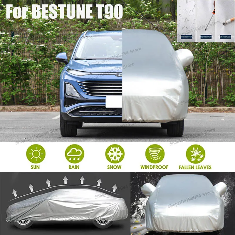 

For BESTUNE T90 Auto parts Anti snow Anti dust Sunscreen Anti-uv Anti peeling paint And Anti Rainwater 210t car cover Car cover