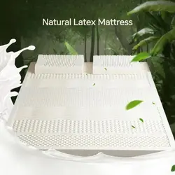 Natural Latex Mattress Folding Massage Mattress Topper for Sleeping Tatami Bedroom Furniture Futon Mattress for Double Bed Mat