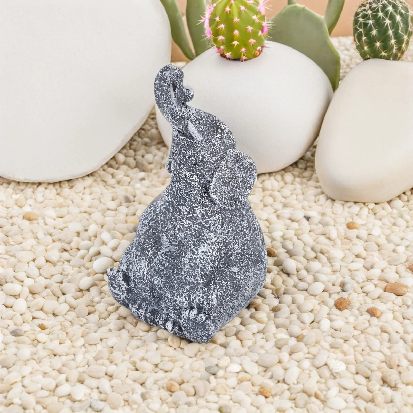 

Декоративный садовый сейф для ключей в форме слона из смолы, уличный скрытый ящик для хранения ключей, реалистичная статуя слона для двора, надежное хранилище