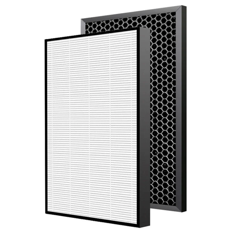 for Sharp Air Purifier parts FZ-J80DFE FZ-J80HFE FP-J60TA FP-J80TA FP-J60 FP-J80 HEPA Filter and Actived Carbon Filter Replac