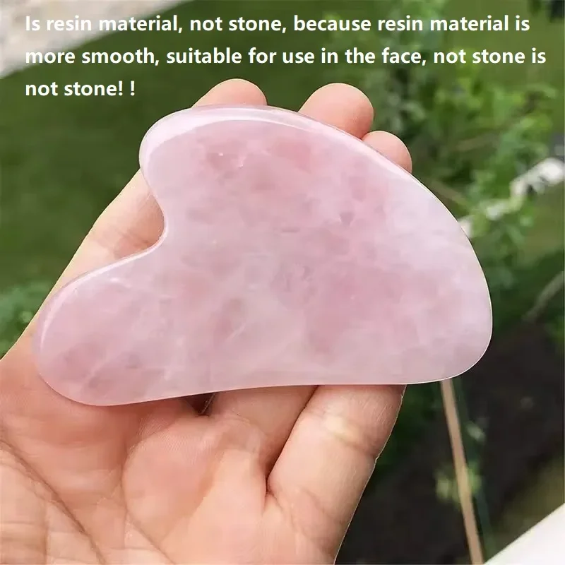 Tablero de herramientas de resina Guasha, cuidado de la piel Facial, masaje Gua Sha, raspadores para cara, cuello, espalda, cuerpo, herramienta de masaje de SPA