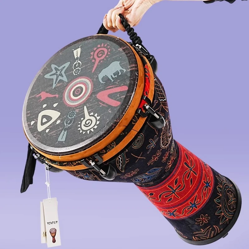 12 Polegada tambor africano adultos profissional africano djembe crianças iniciante tambores tradicionais grandes instrumentos de percussão djembe