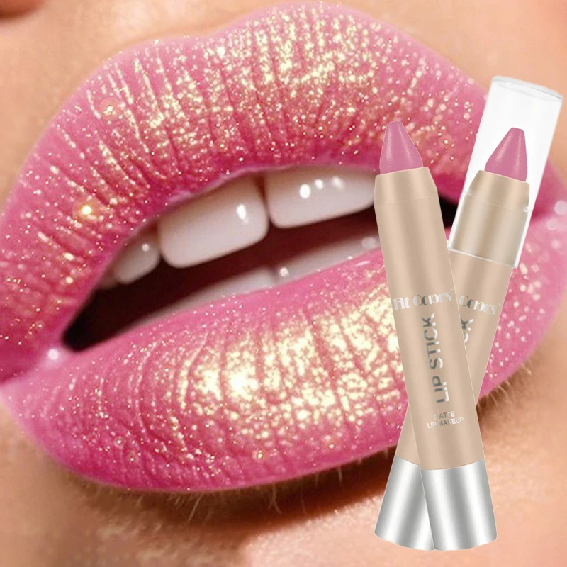 الوردي الماس أحمر الشفاه لامع الملمس بيرليسسينت بريق المخملية قلم أحمر الشفاه كريستال لمعان الشفاه تينت ماكياج هدية 1 قطعة #1