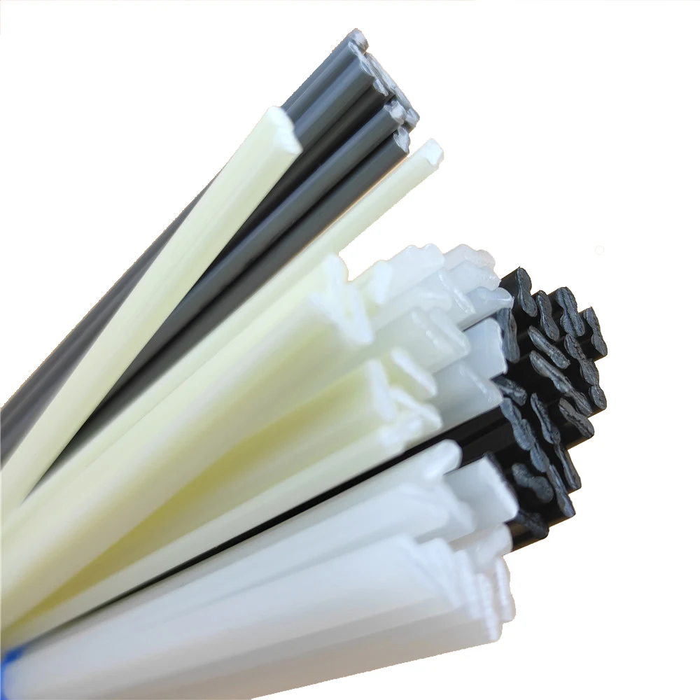 20/50/100 قطعة قضبان لحام بلاستيكية مجموعة 20 سنتيمتر PP/PE/PVC/ABS عصي لحام مادة البولي بروبلين أدوات إصلاح مصد السيارة لحام البلاستيك
