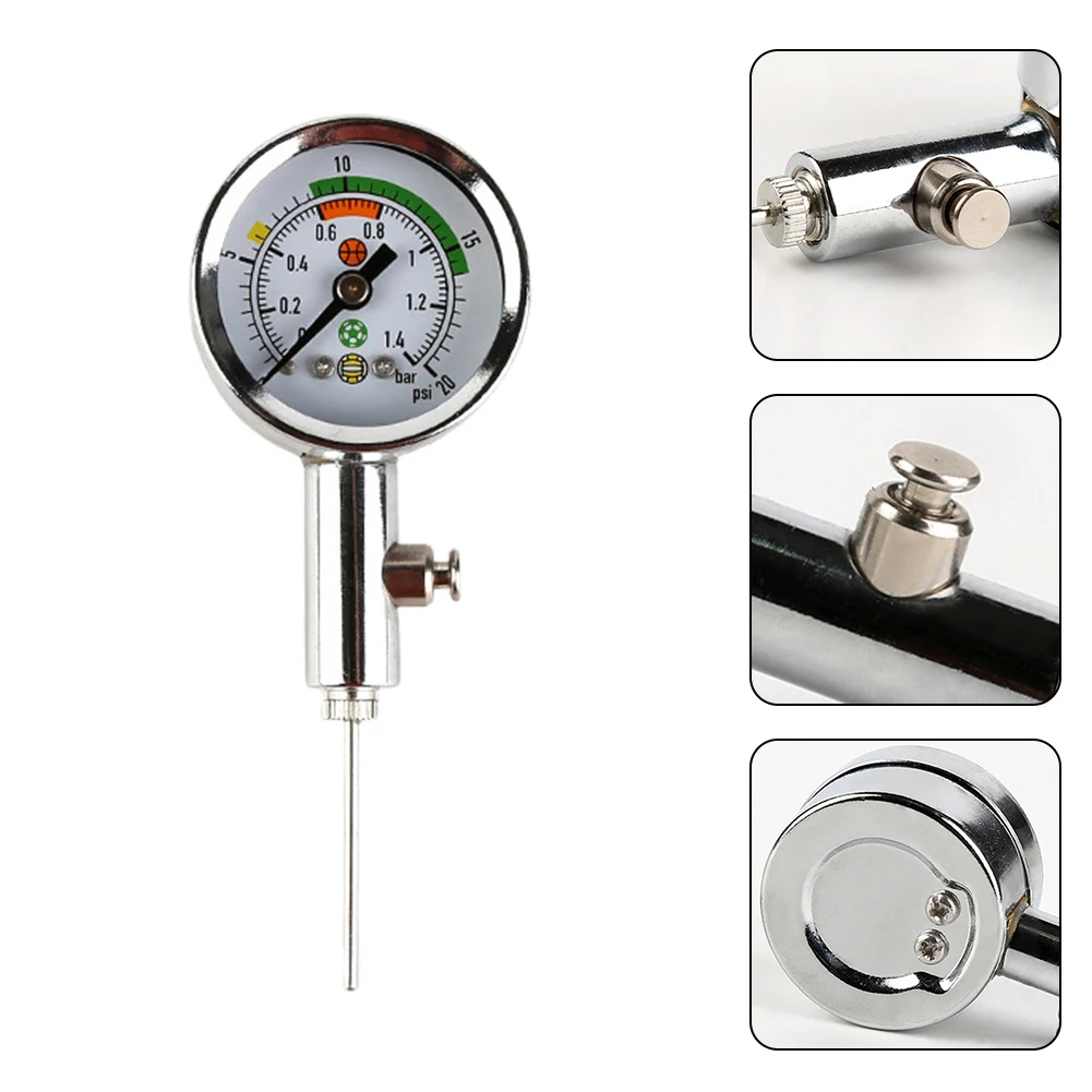 Barometers Ball Pressure Gauge 4x7.2x10cm Ball Pressure Gauge Barometers Football Basketball For Soccer Measure Tool