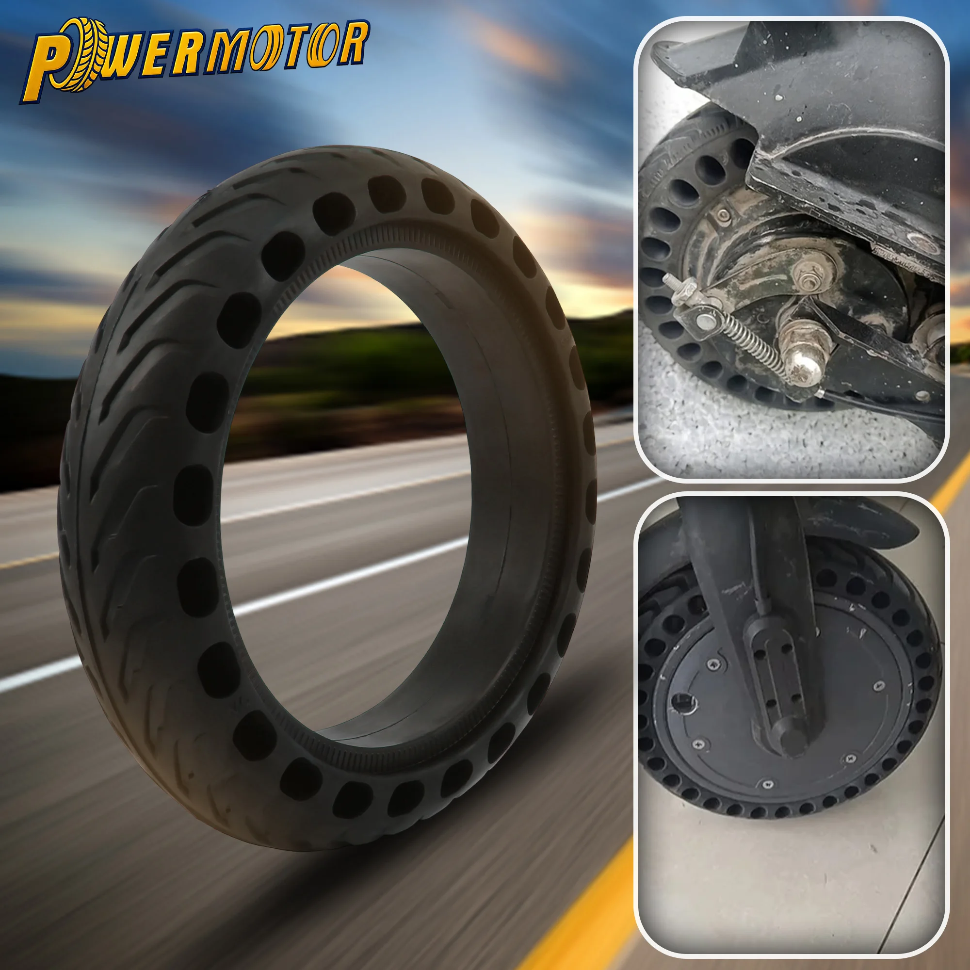 

8.5” Electric Scooter Solid Rubber Tire Damping Non-Pneumatic Tyre For Xiaomi M365 Pro Electric Scooter 1S Pro 2 Replacement