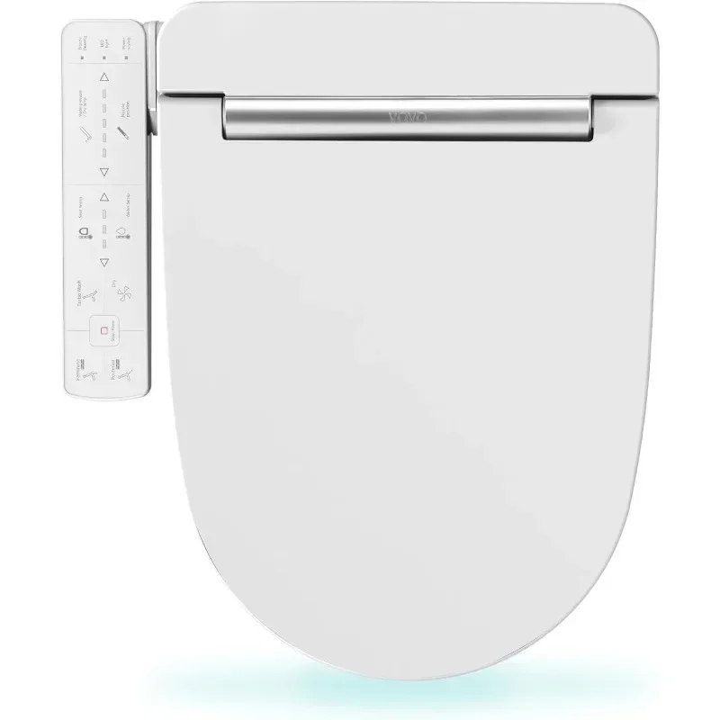 

VOVO Electric Smart Bidet Toilet Seat with Dryer, Heated Toilet Seat, Warm Water Stainless-steel Nozzle Elongated